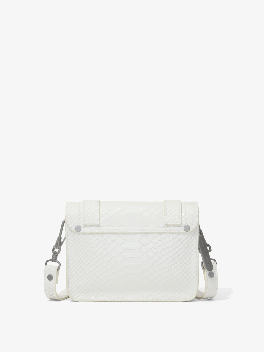 Proenza Schouler | PS1 Mini Carved Python White