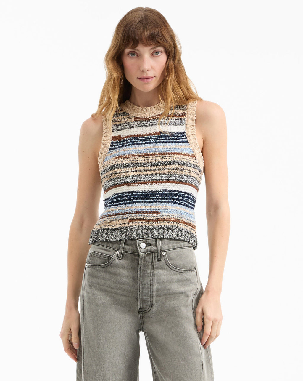 Veronica Beard | Jerrel Wool-Blend Cropped Tank