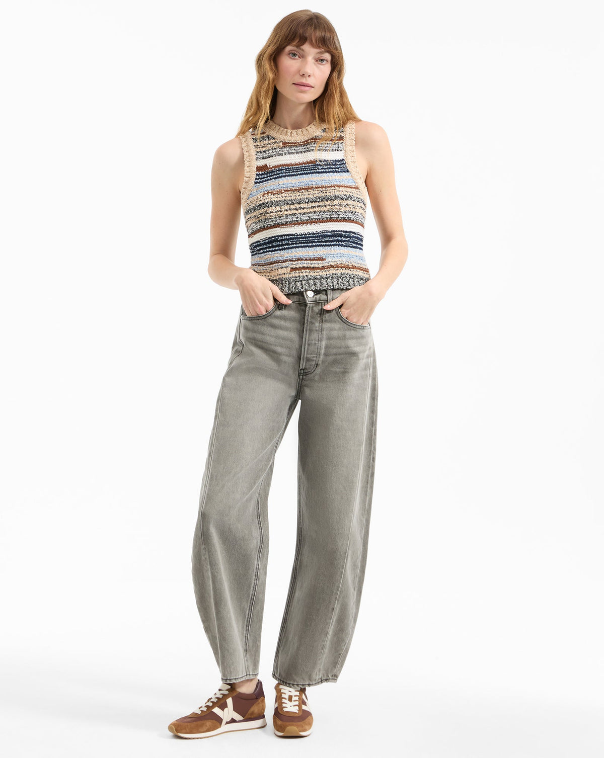 Veronica Beard | Jerrel Wool-Blend Cropped Tank