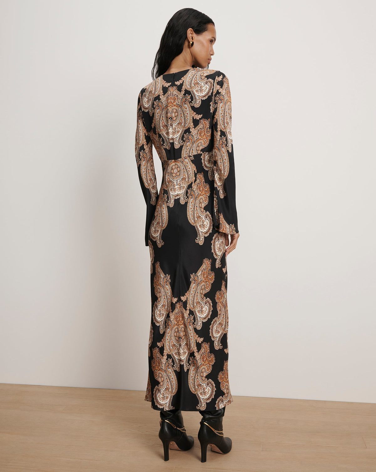 Veronica Beard | Lupita Midi Dress in Black Multi