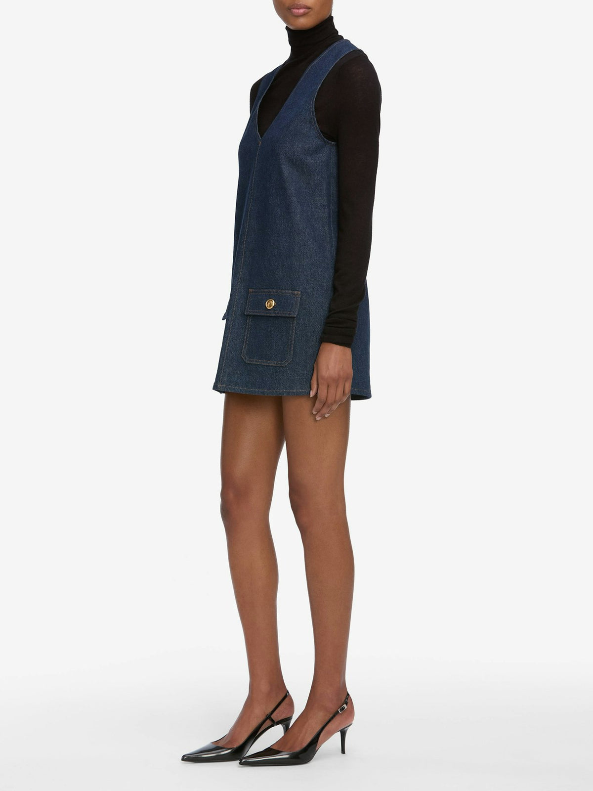 FRAME | Pinafore Dress in Alchemy