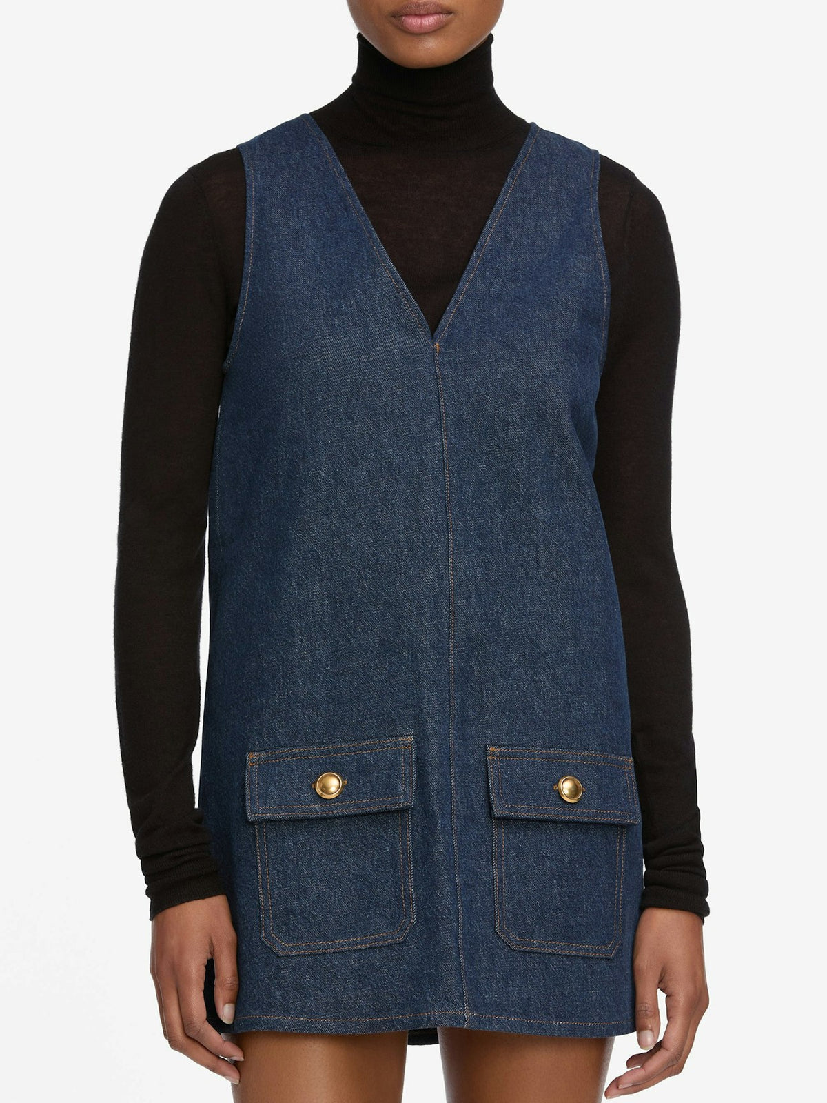 FRAME | Pinafore Dress in Alchemy