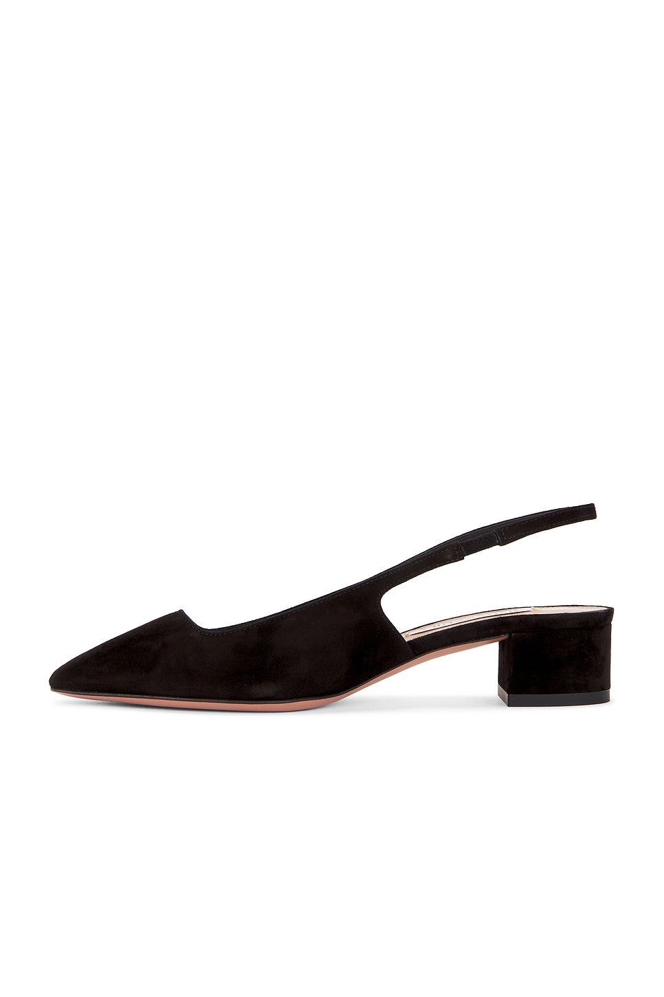 Aquazzura | Ginza Sling 35 pump in Black Suede