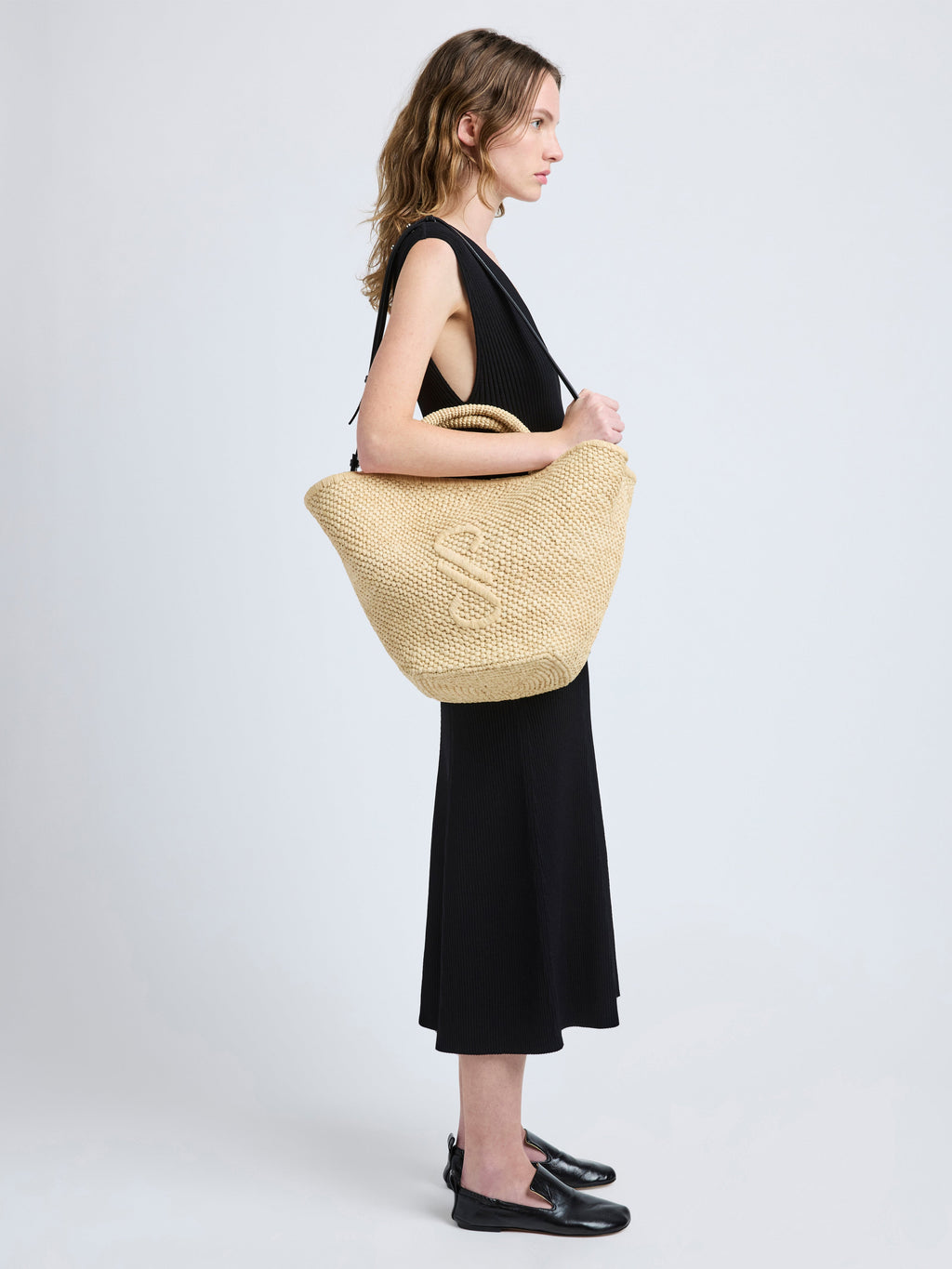 Proenza Schouler | Large Chelsea Tote in Natural Rafia