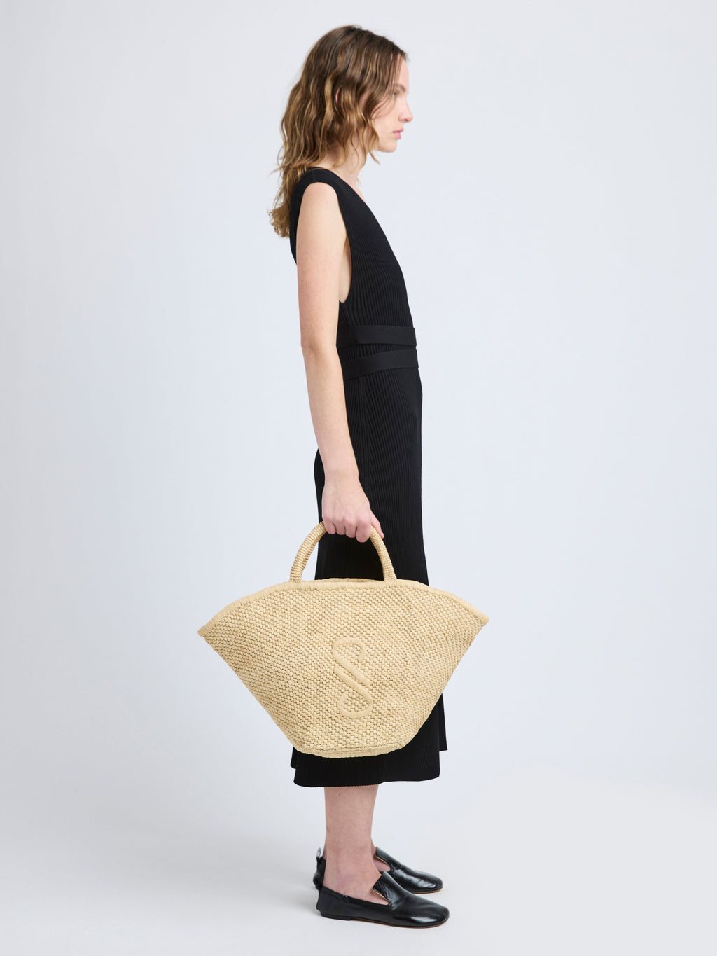 Proenza Schouler | Large Chelsea Tote in Natural Rafia