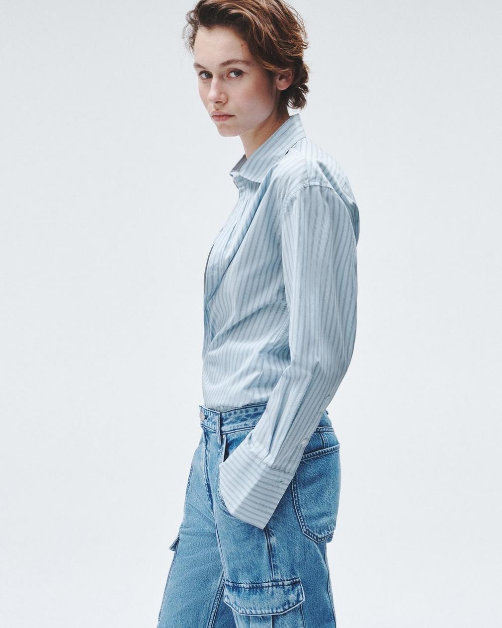 Rag & Bone | Indiana Striped Cotton Shirt