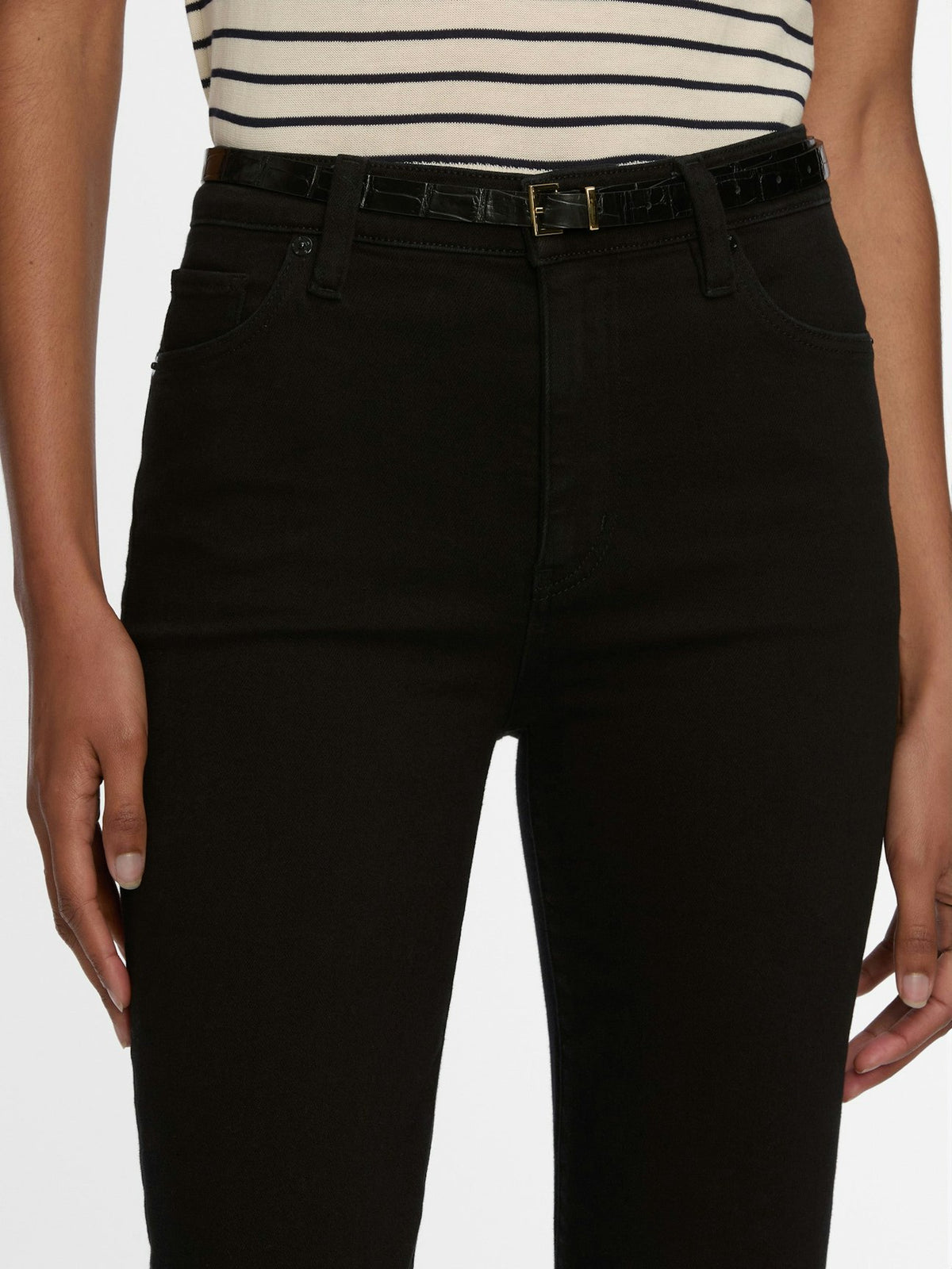 FRAME | Le Sleek Straight in Black