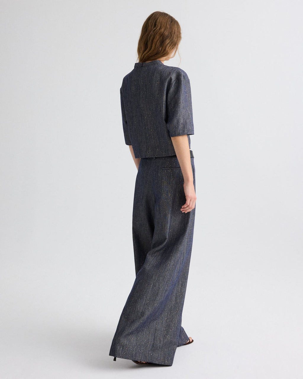 TWP | Next Ex Tee In Sequin Denim