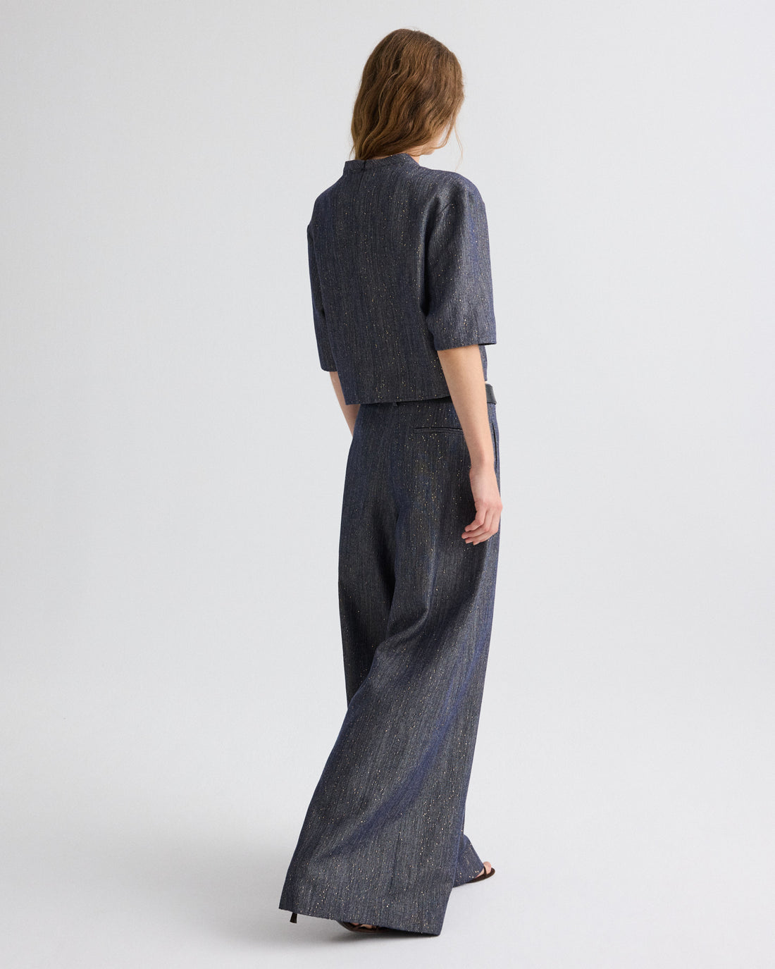 TWP | Next Ex Tee In Sequin Denim