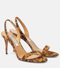 Aquazzura | Leopard So Nude Sandal 85mm