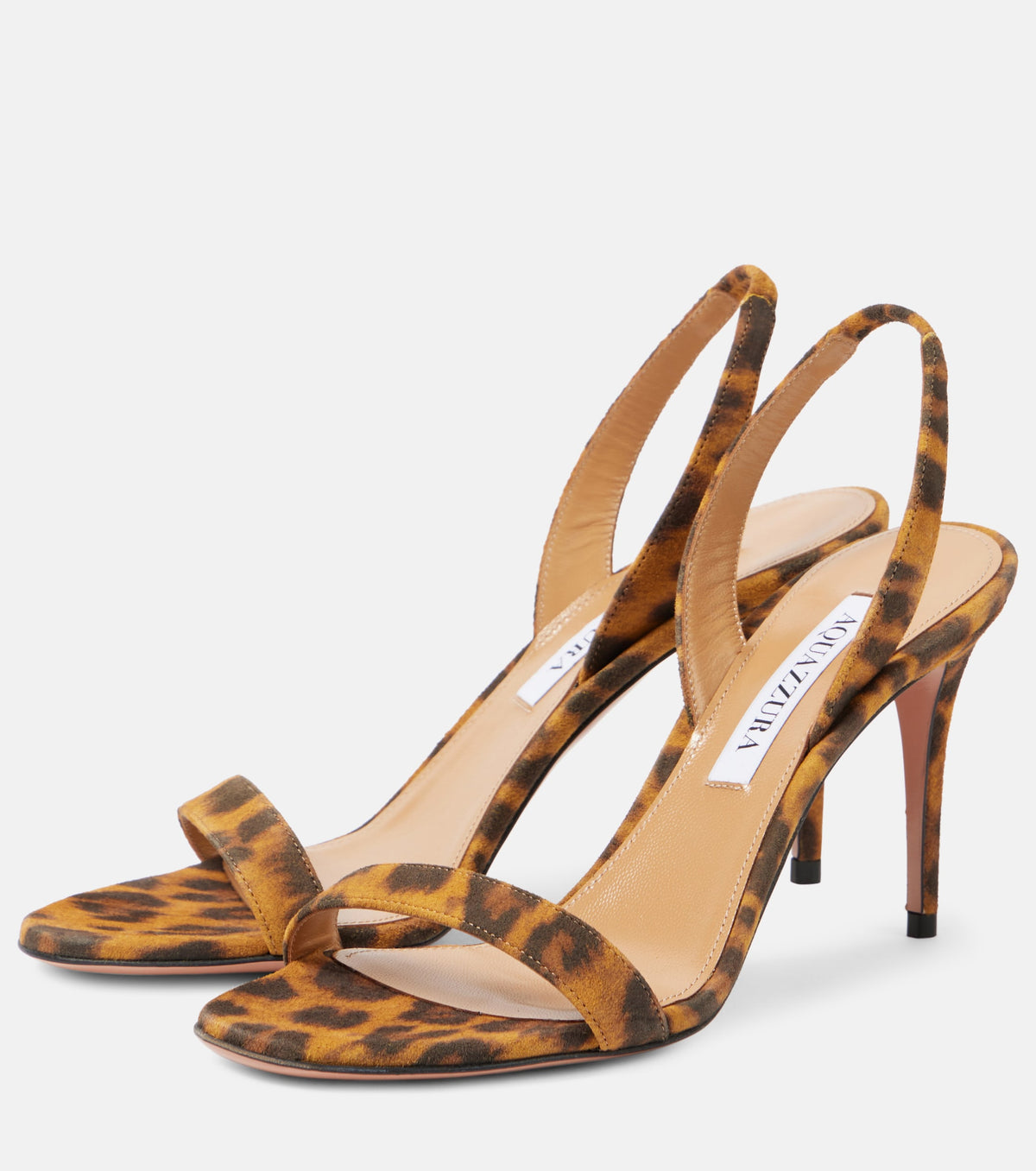 Aquazzura | Leopard So Nude Sandal 85mm