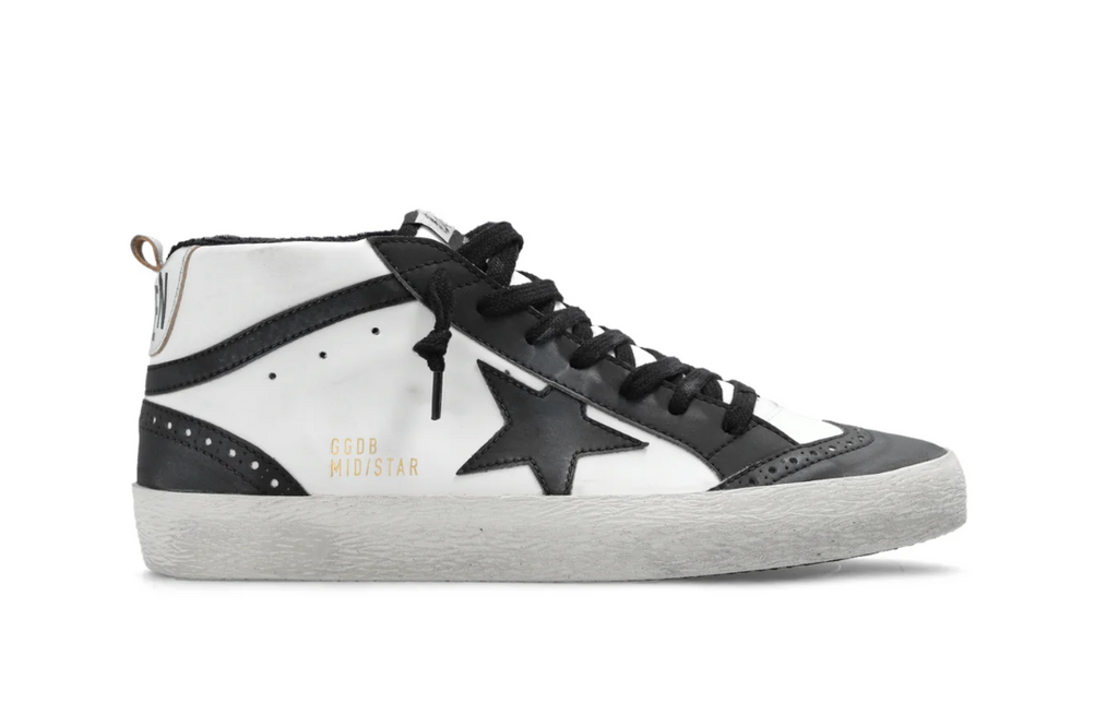 Golden Goose | Mid Star White + Black