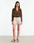 Nili Lotan | Utility Short in Stone