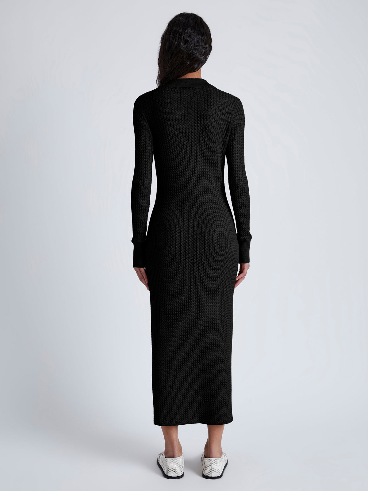 Proenza Schouler White Label | Phillips Knit Dress in Micro Cable