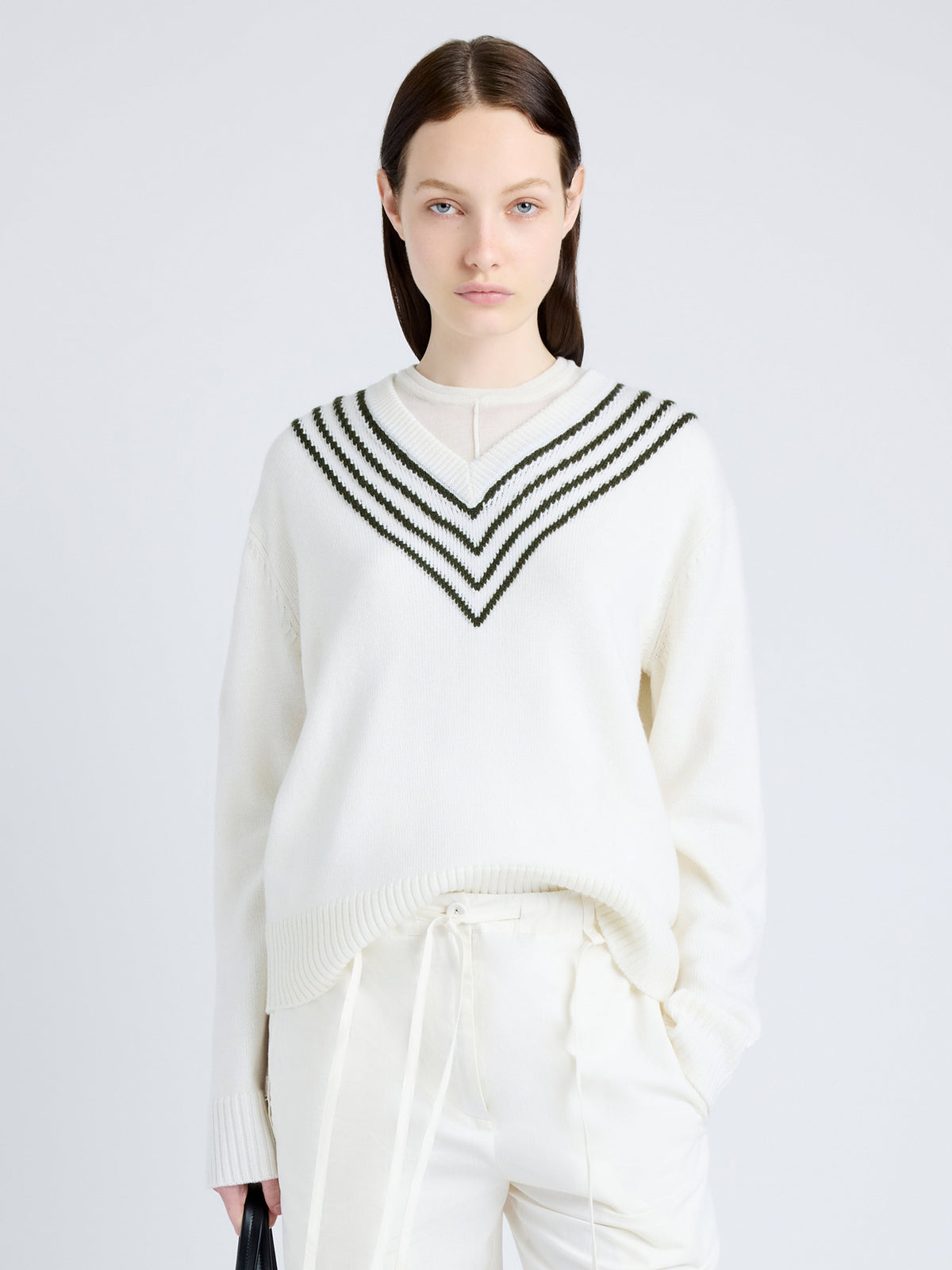 Proenza Schouler | Gianna Sweater in Merino Stripe