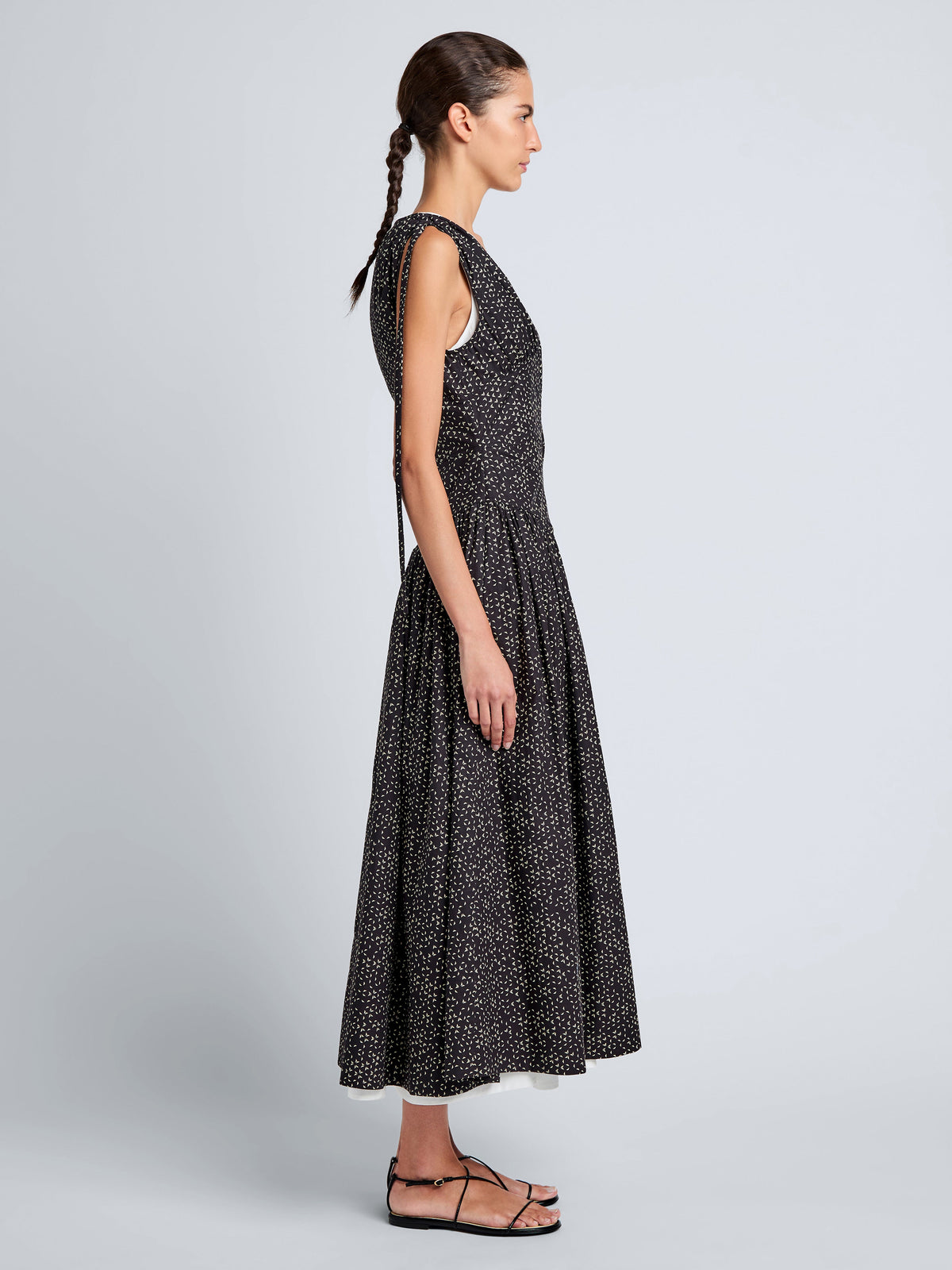 Proenza Schouler | Clayton Dress in Printed Poplin