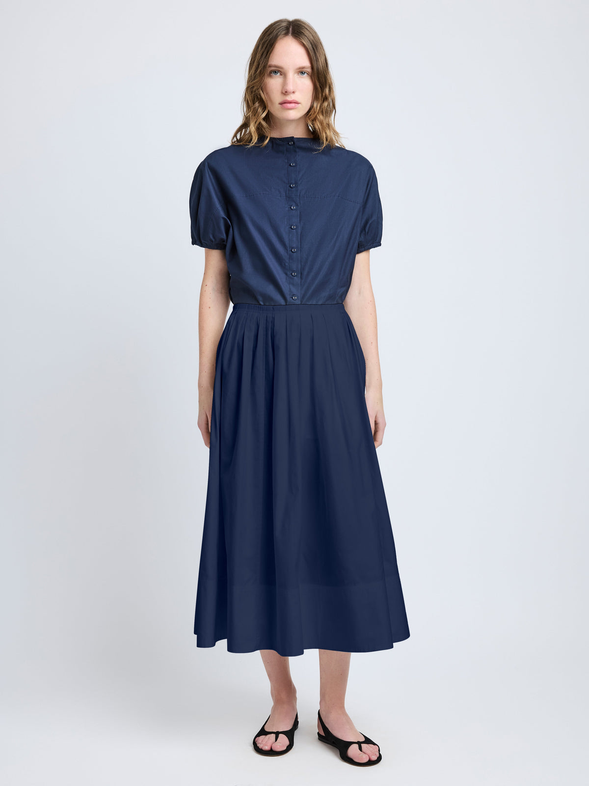 Proenza Schouler | Haleigh Top in Navy