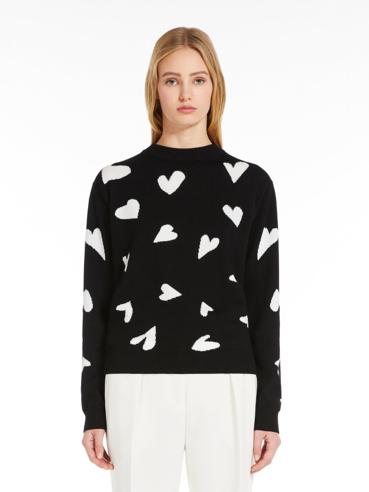 Max Mara | Arold Heart wool yarn Sweater