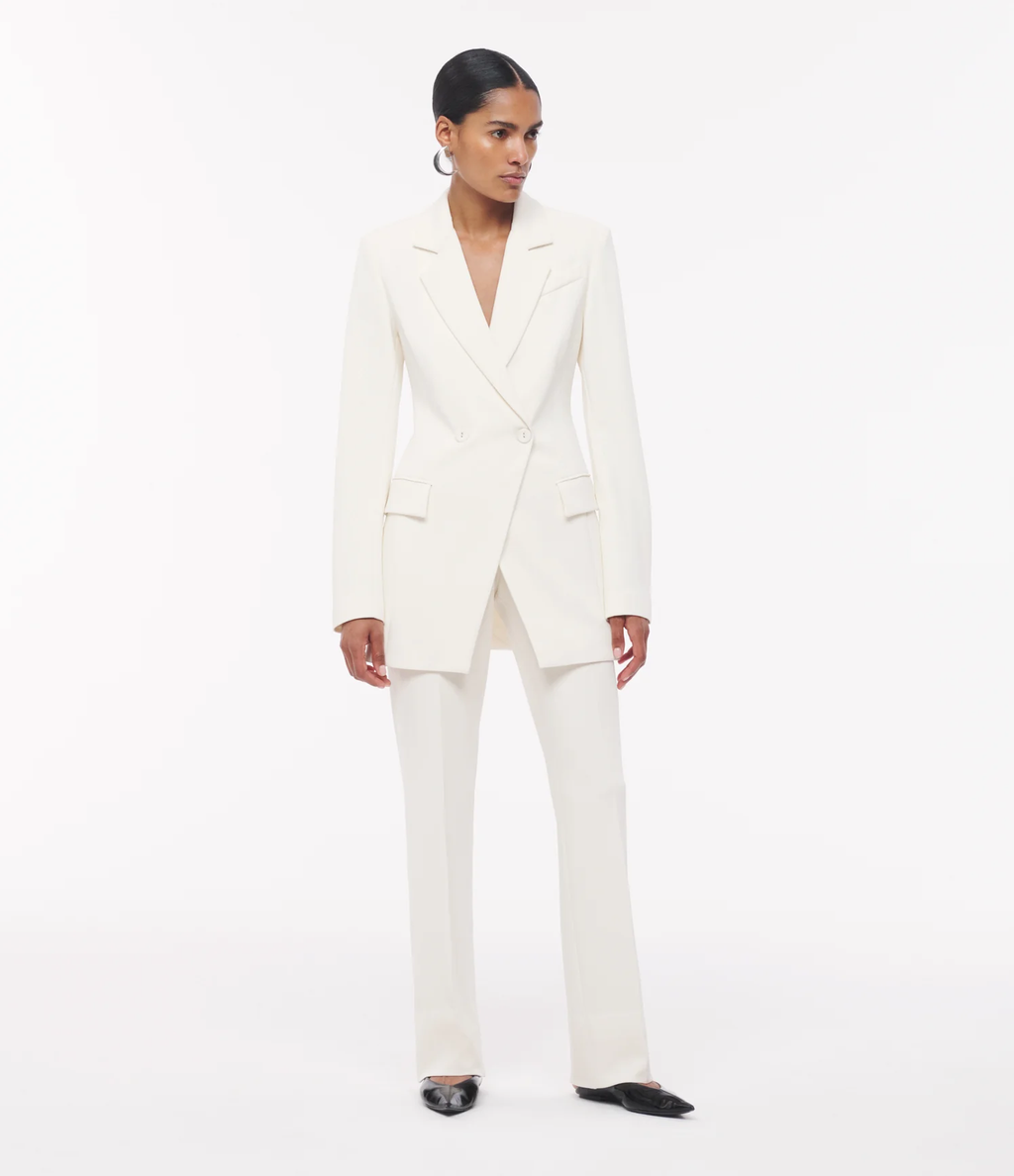 Another Tomorrow | Jersey Jacket in Vanilla