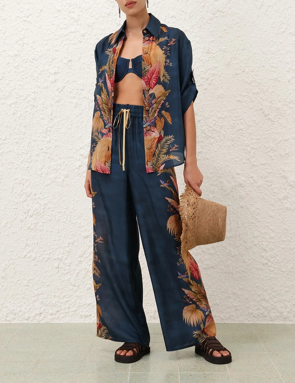 Zimmermann | Ascension Relaxed Shirt Dark Blue