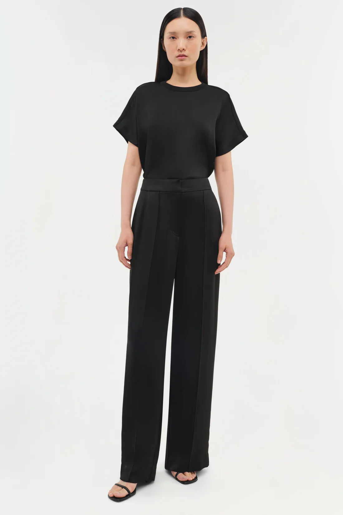 Simkhai | Kyra Satin Pant in Black