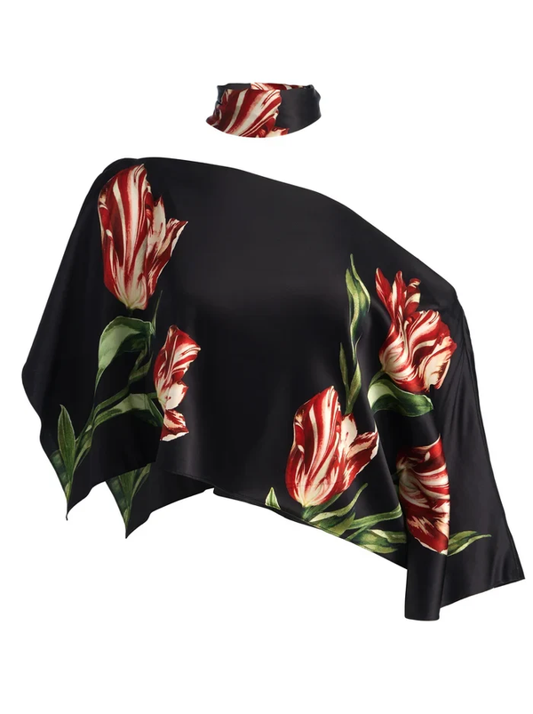 Alice & Olivia | Rita Scarf Top