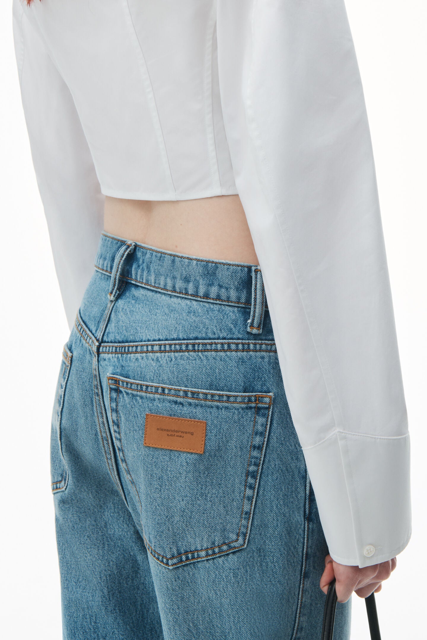 Alexander Wang | Cropped Structured Shirt