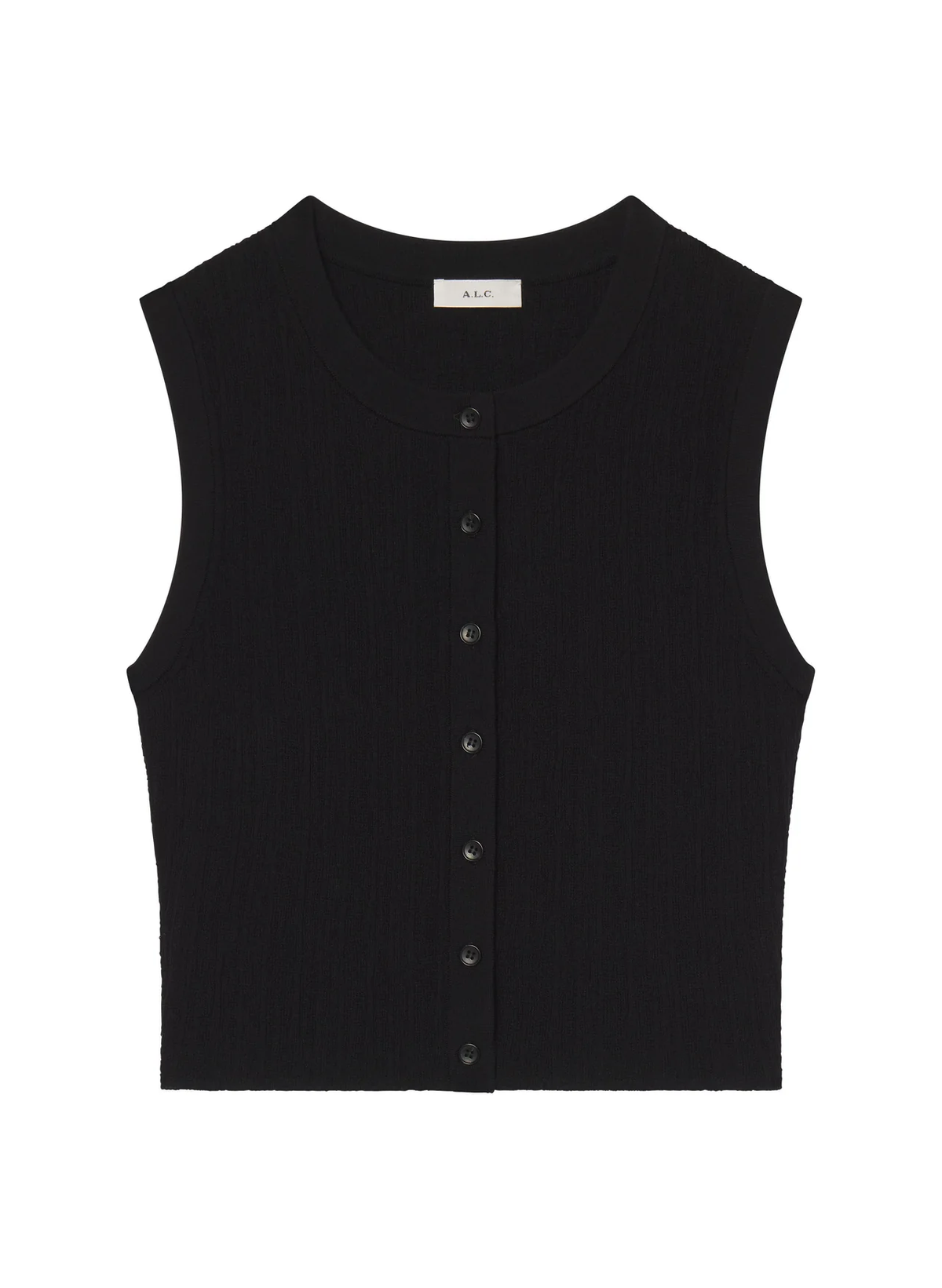 A.L.C. | Lottie Cropped Fine Knit Top