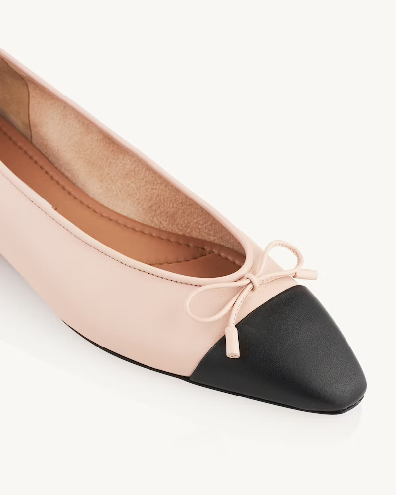 Aquazzura | Gioia Flat in Pink Nappa