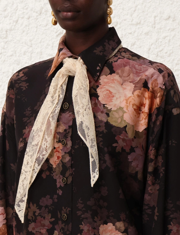 Zimmermann | Illustration Lace Scarf Shirt