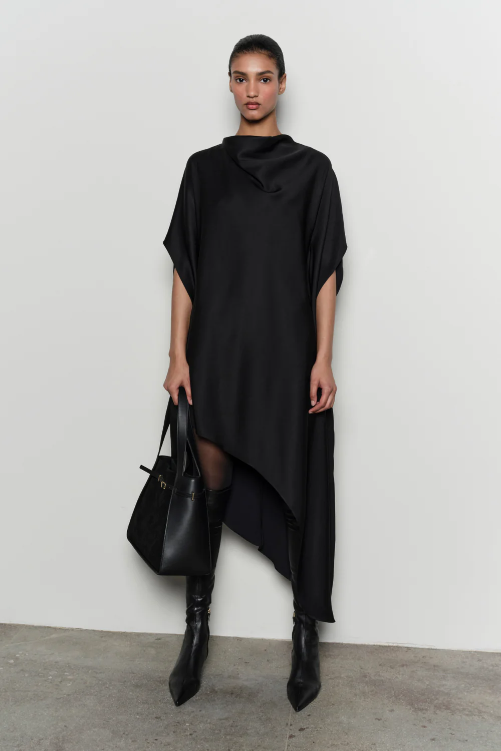Simkhai | Sadia Satin Mini Cape Dress