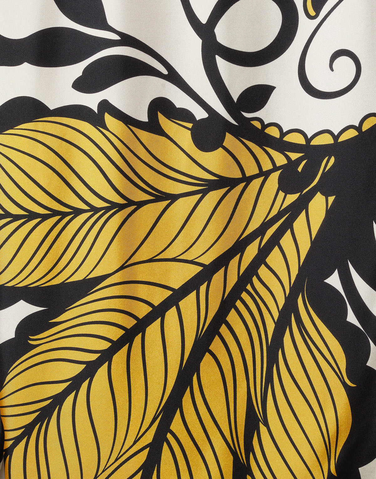 La Double J | Boy Shirt in Marea Black & White Silk Twill