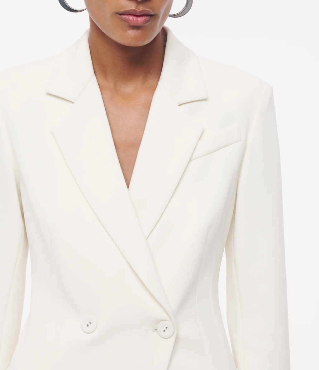 Another Tomorrow | Jersey Jacket in Vanilla