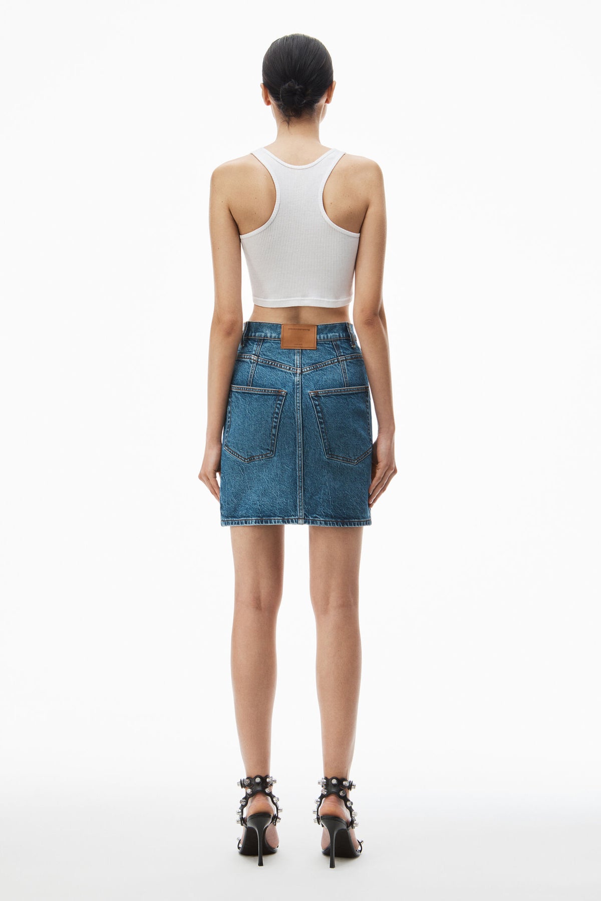 Alexander Wang | Denim Comfort Stretch Mini Skirt