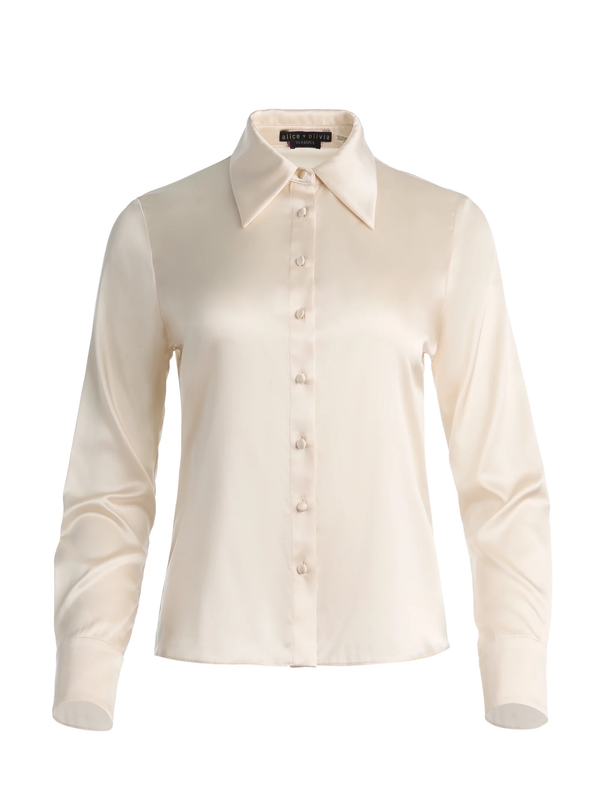 Alice & Olivia | Willa Silk Blouse
