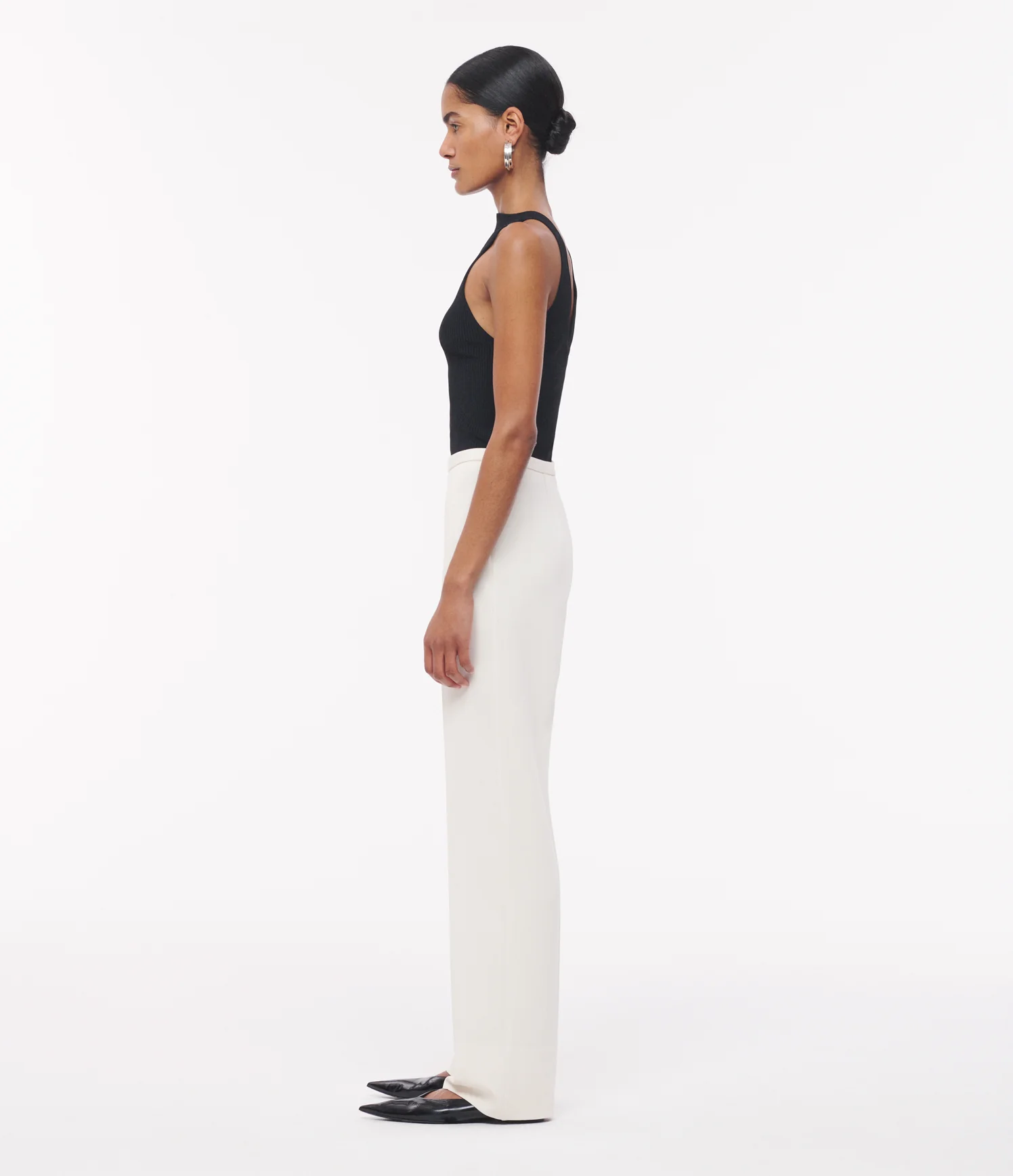 Another Tomorrow | Jersey Pant in Vanilla