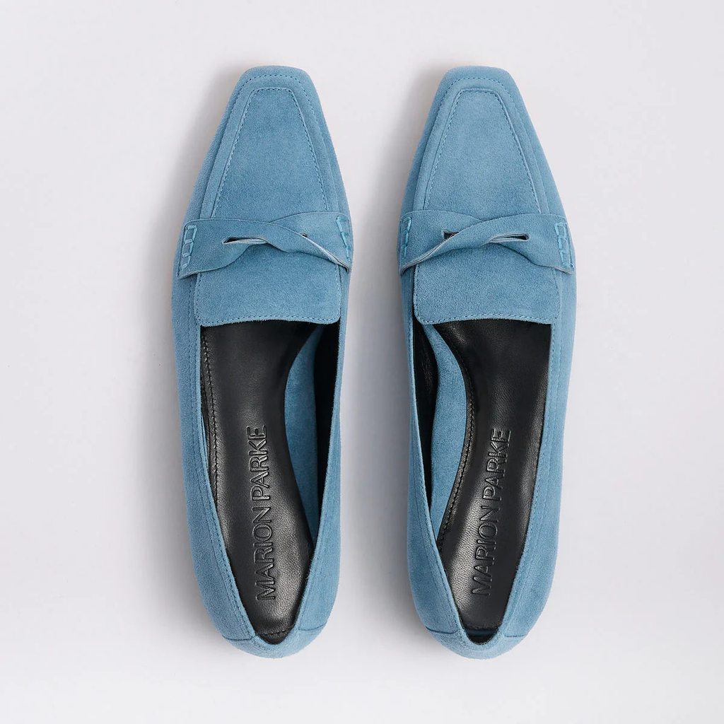 Marion Parke | Courtney Loafer in Chambray Suede