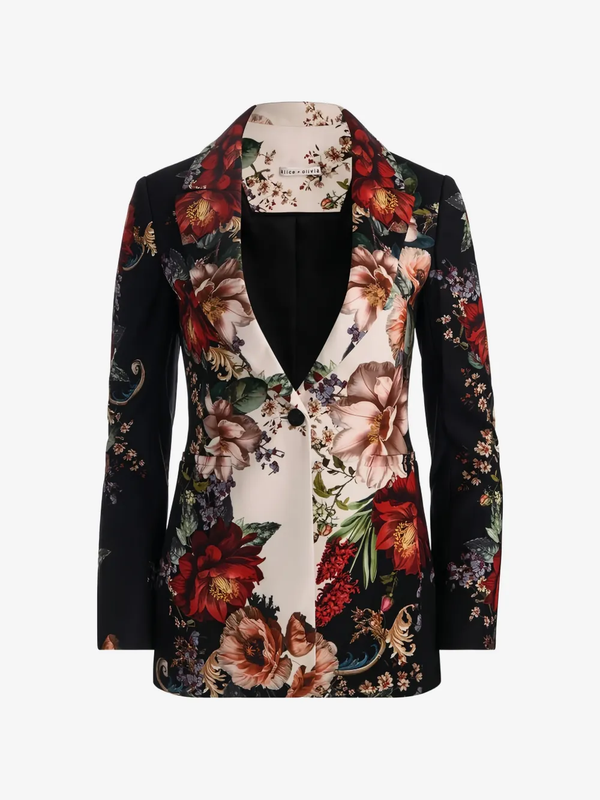 Alice & Olivia | Breann Floral Print Blazer
