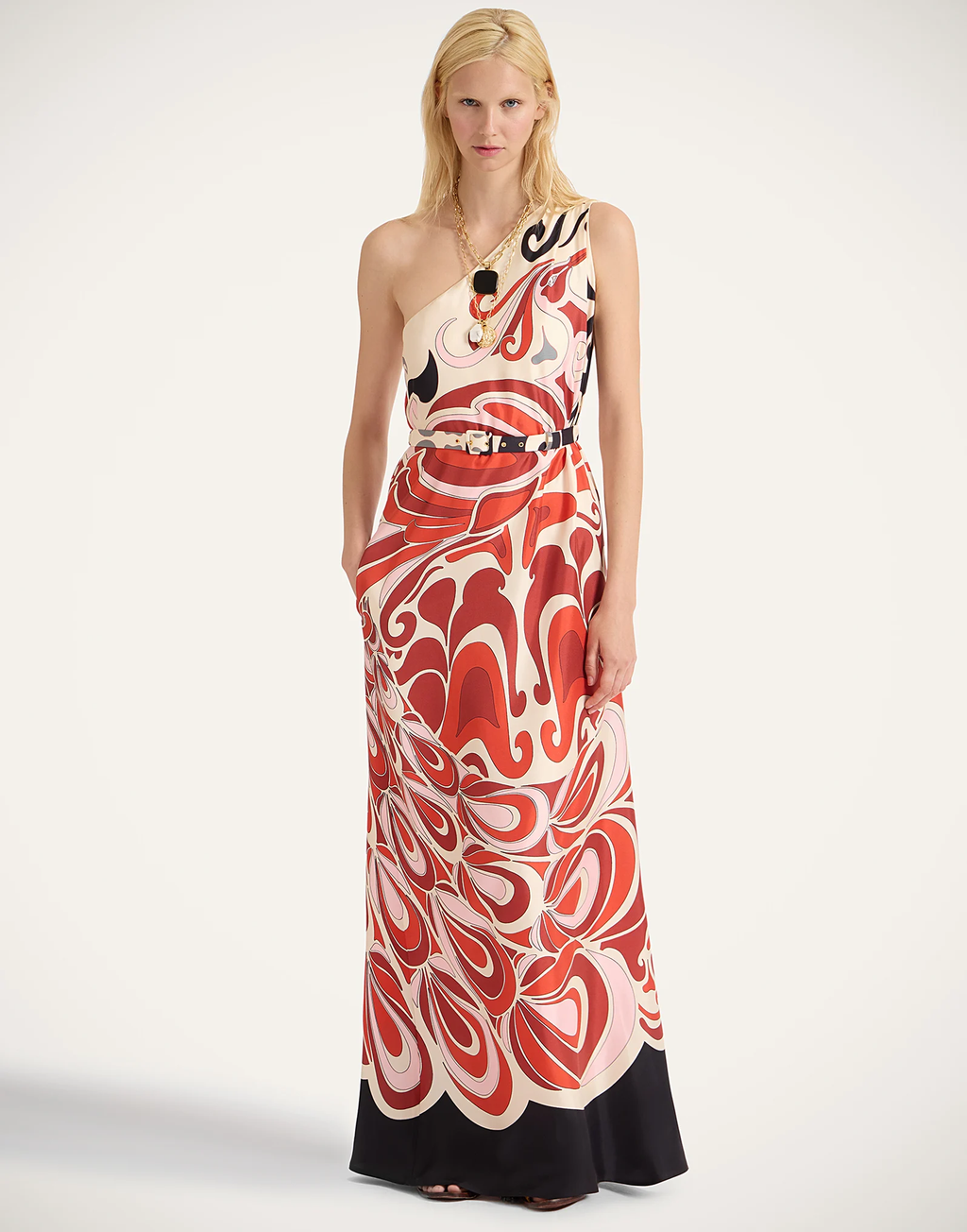 La Double J | Roy Dress in Phoenix Ivory Silk Twill