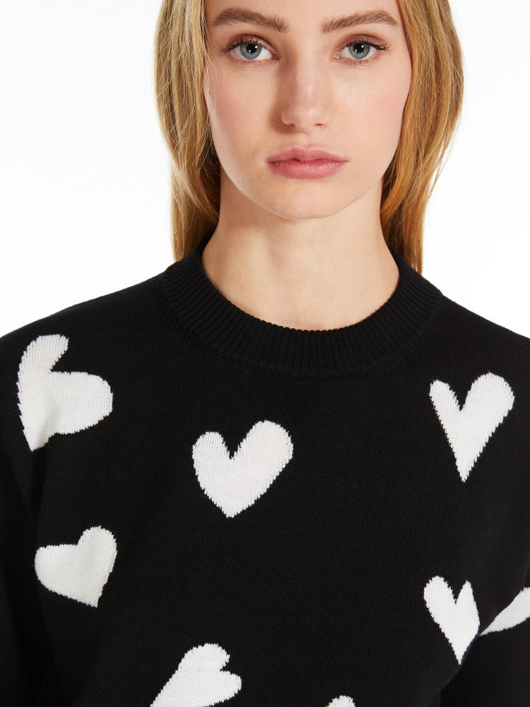 Max Mara | Arold Heart wool yarn Sweater