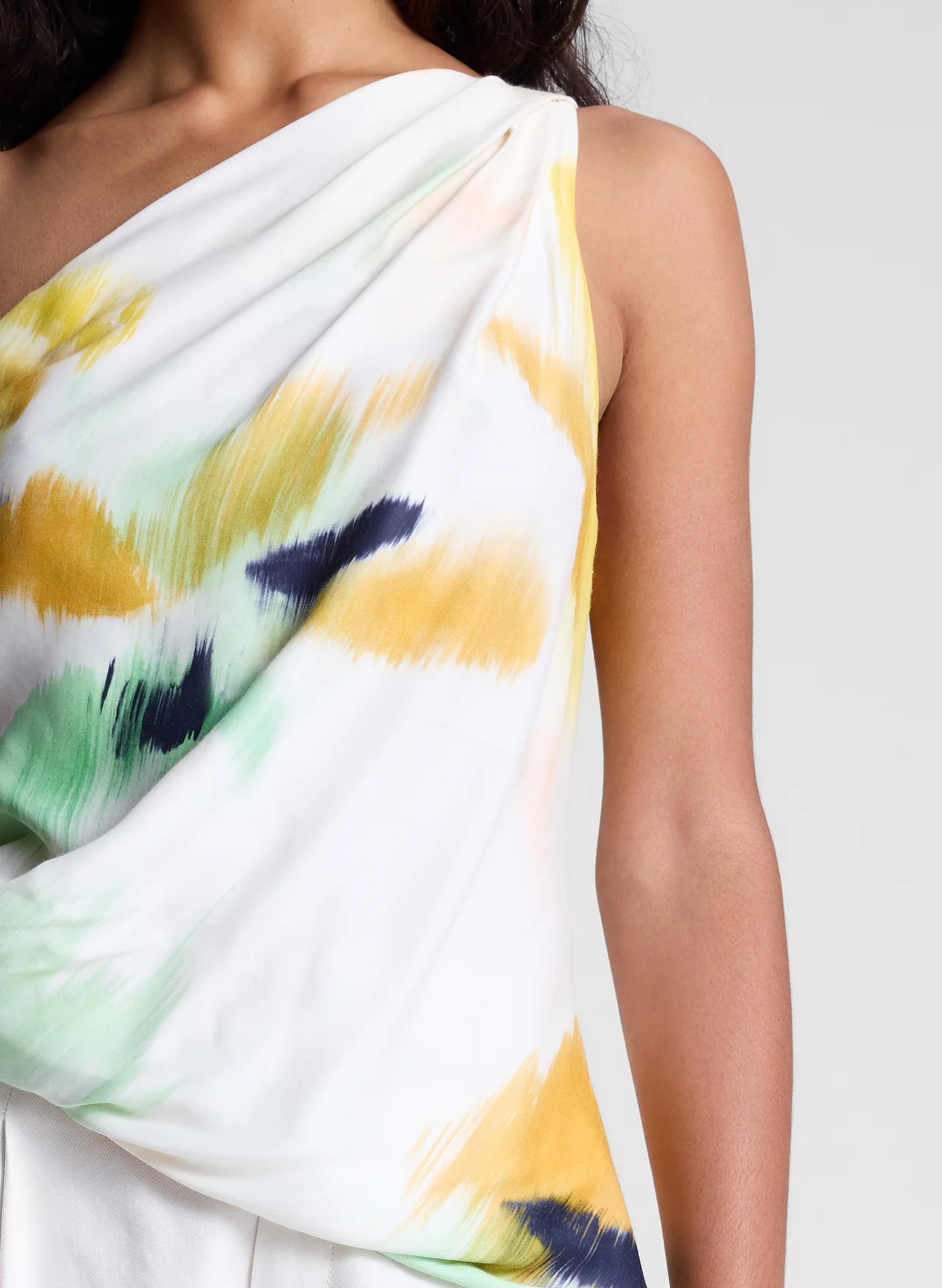 A.L.C. | Aster Satin One Shoulder Top