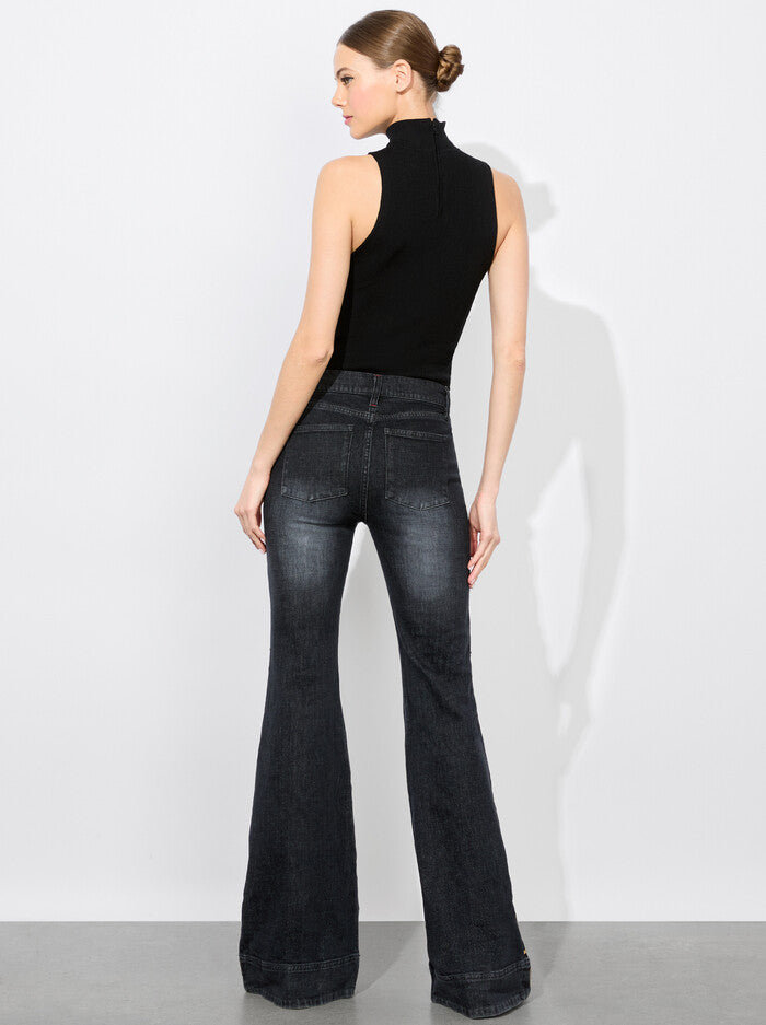 Alice & Olivia | SB Embellished Bell Jean