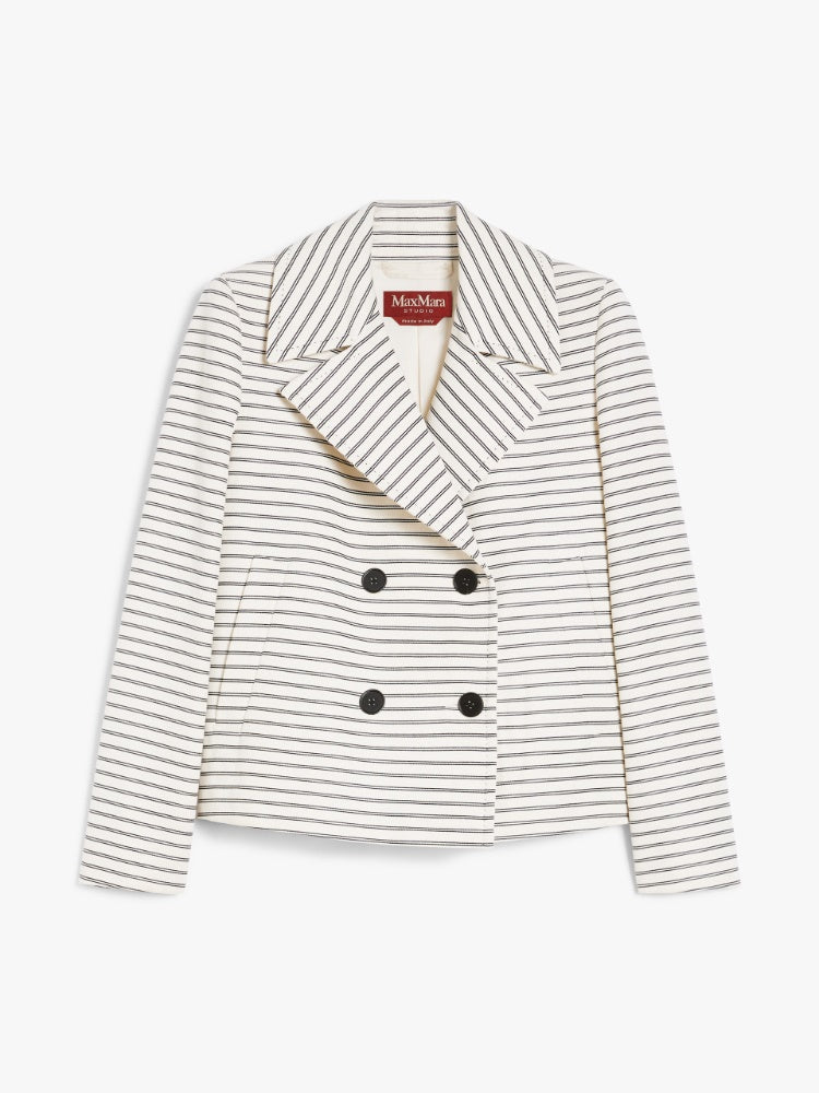 Max Mara | Striped Cotton Ottoman Jacket
