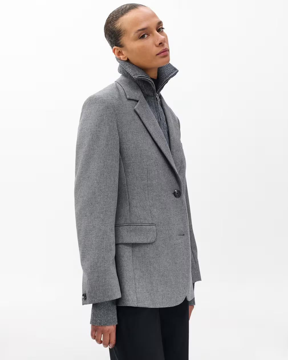 Rag & Bone | Frank Mix-Media Blazer