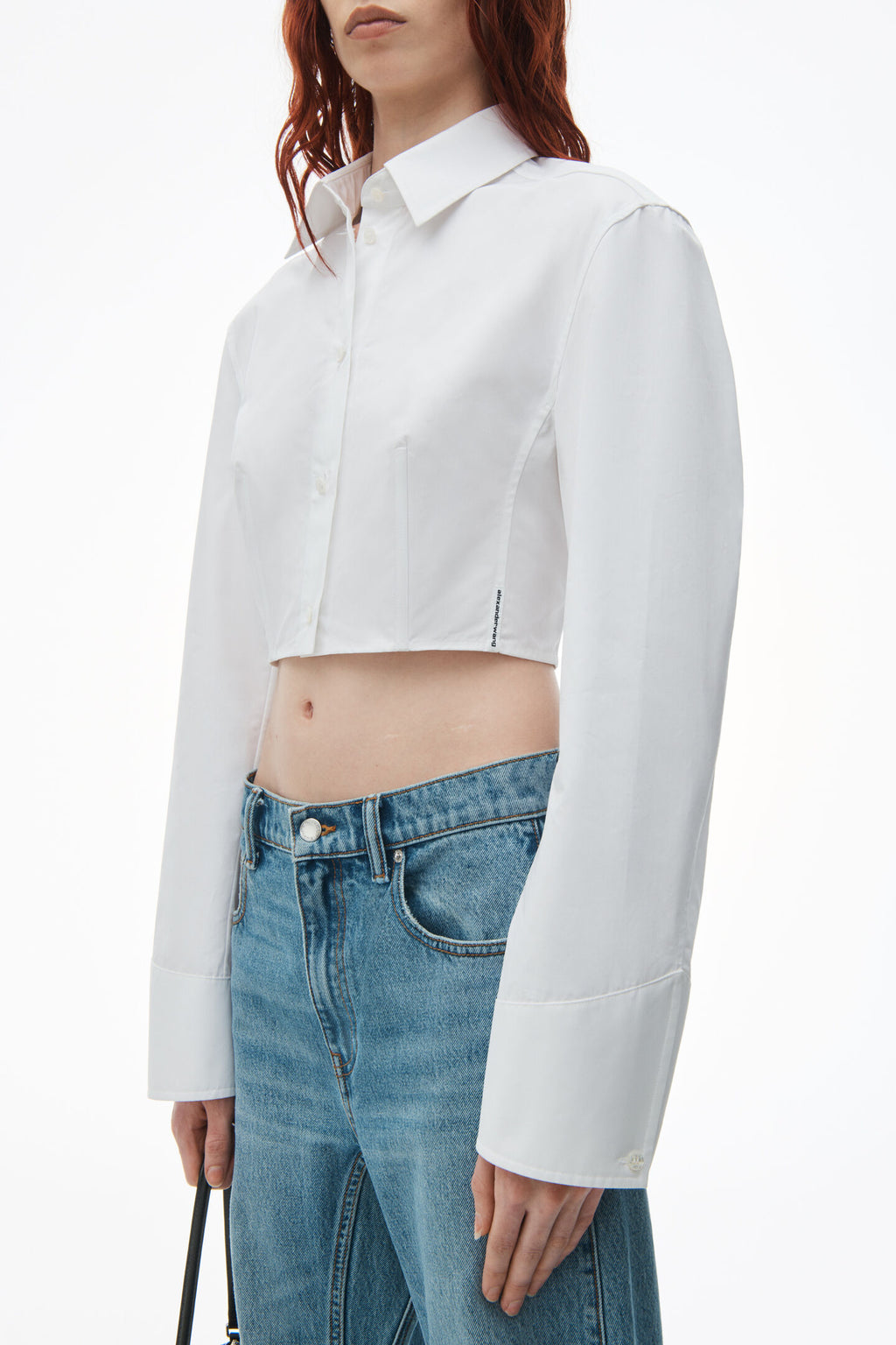 Alexander Wang | Cropped Structured Shirt