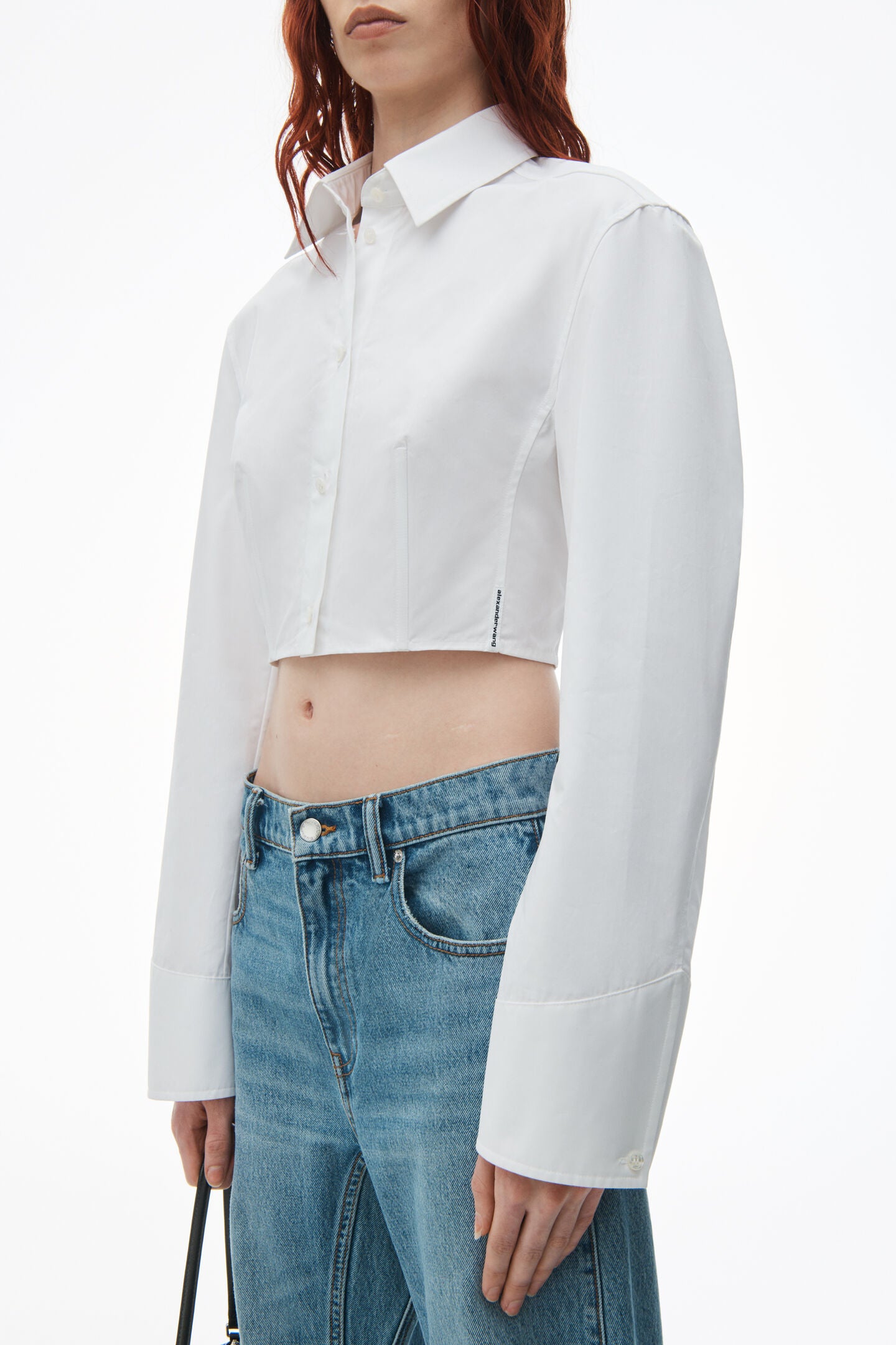 Alexander Wang | Cropped Structured Shirt