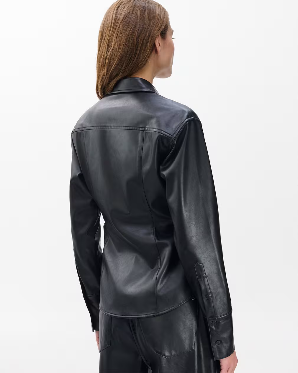 Rag & Bone | Leah Faux Leather Shirt