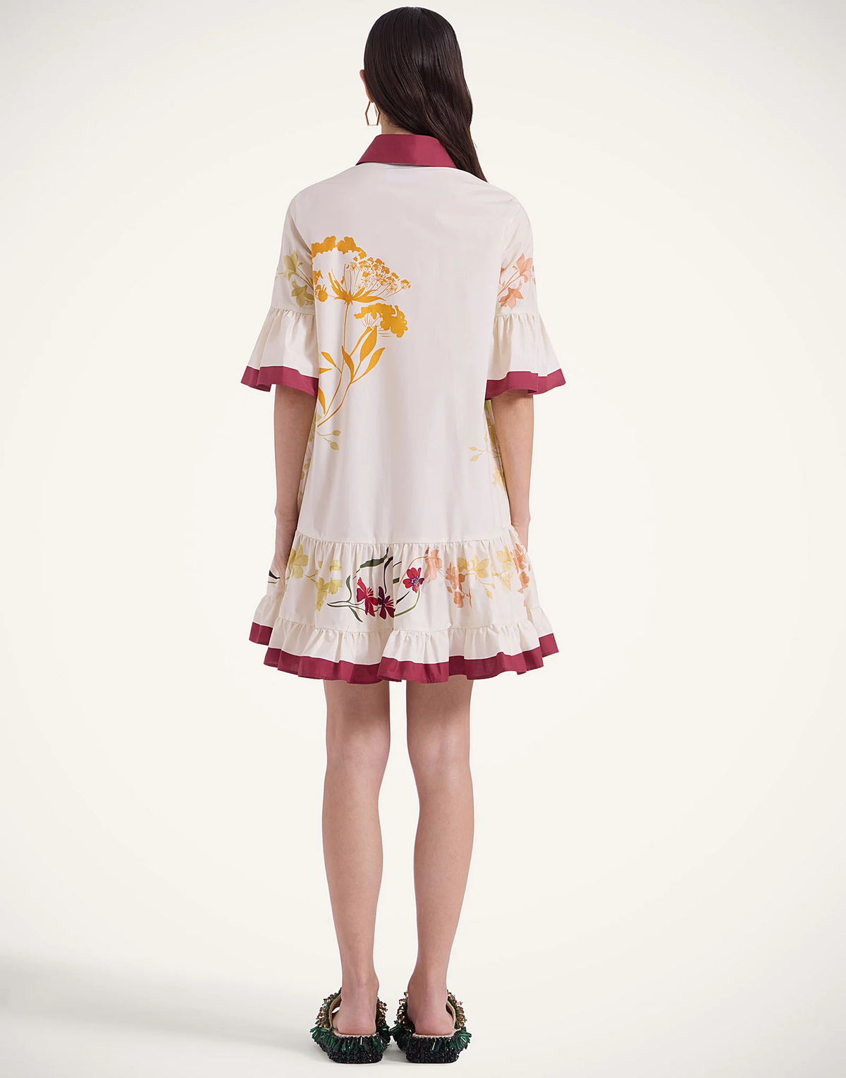 La Double J | Choux Dress in Floral Corsage Placee