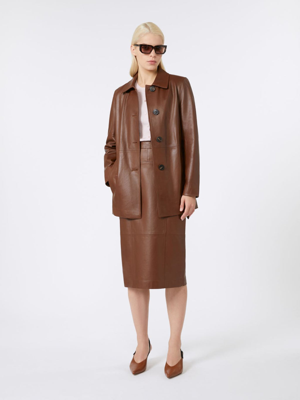 Max Mara | Belted Napa Tolman Jacket