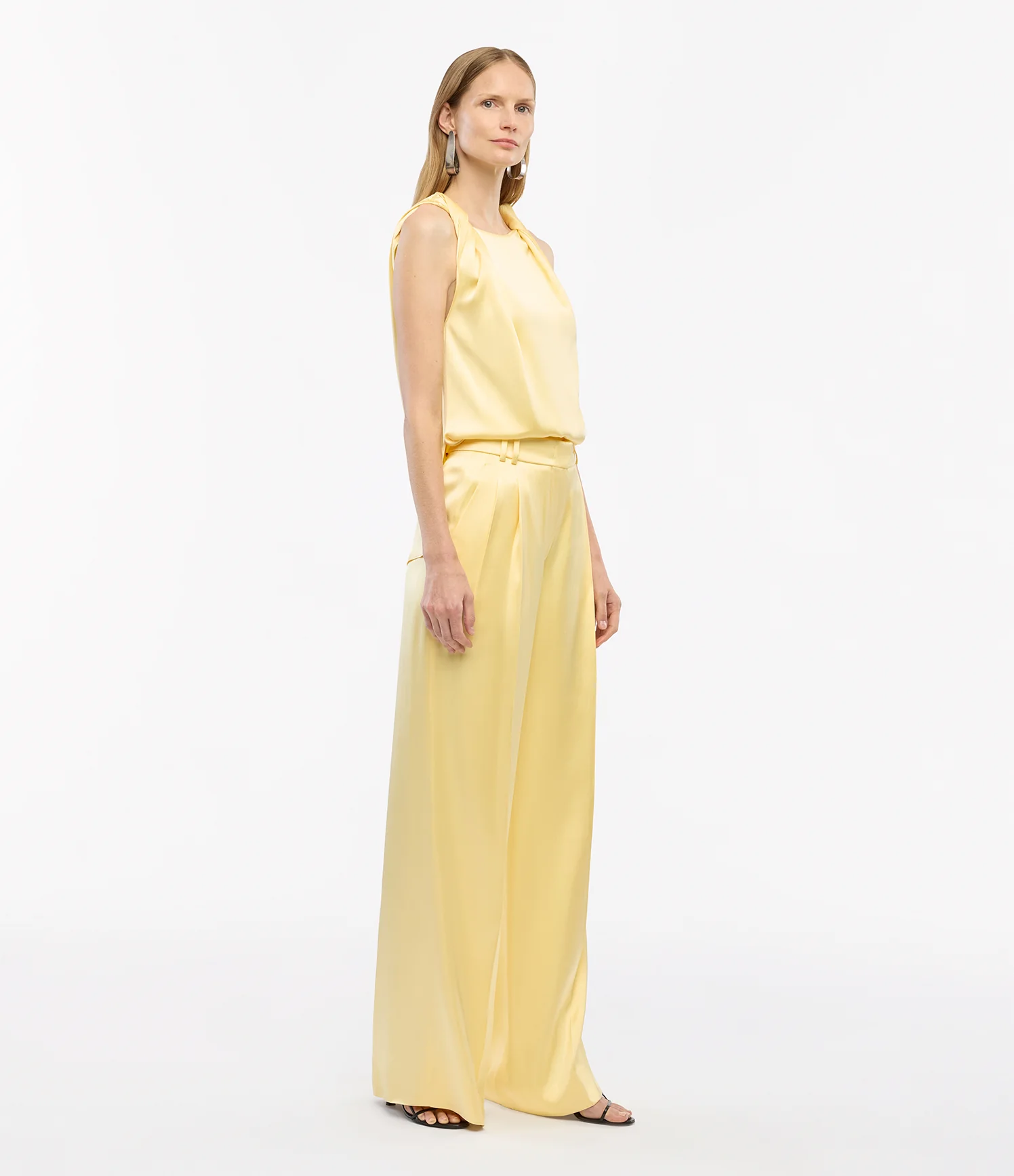 Another Tomorrow | Twist Shoulder Top